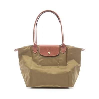 ロンシャン Longchamp LE PLIAGE ORIGINAL M ル プリアージュ オリジナル M トートバッグ バッグ キャンバス レザー レディース カーキ系 / ブラウン系 L2605089510 【新品】