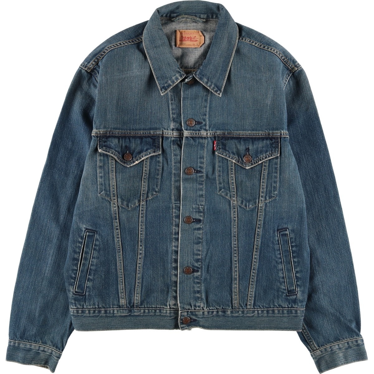 古着 00年代 リーバイス Levi's 70550-0439 ユーロモデル デニムジャケット Gジャン メンズL相当/eaa628449