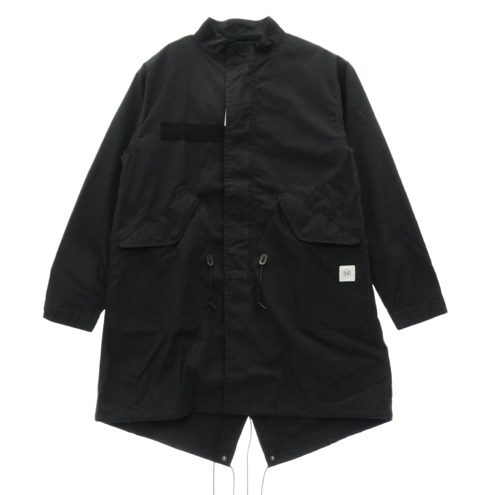 uniform experiment ユニフォームエクスペリメント 21AW UE-212012 SLEEVE PANELED MODS COAT スリーブ パネルド ミリタリー モッズコート ブラック系 1【中古】
