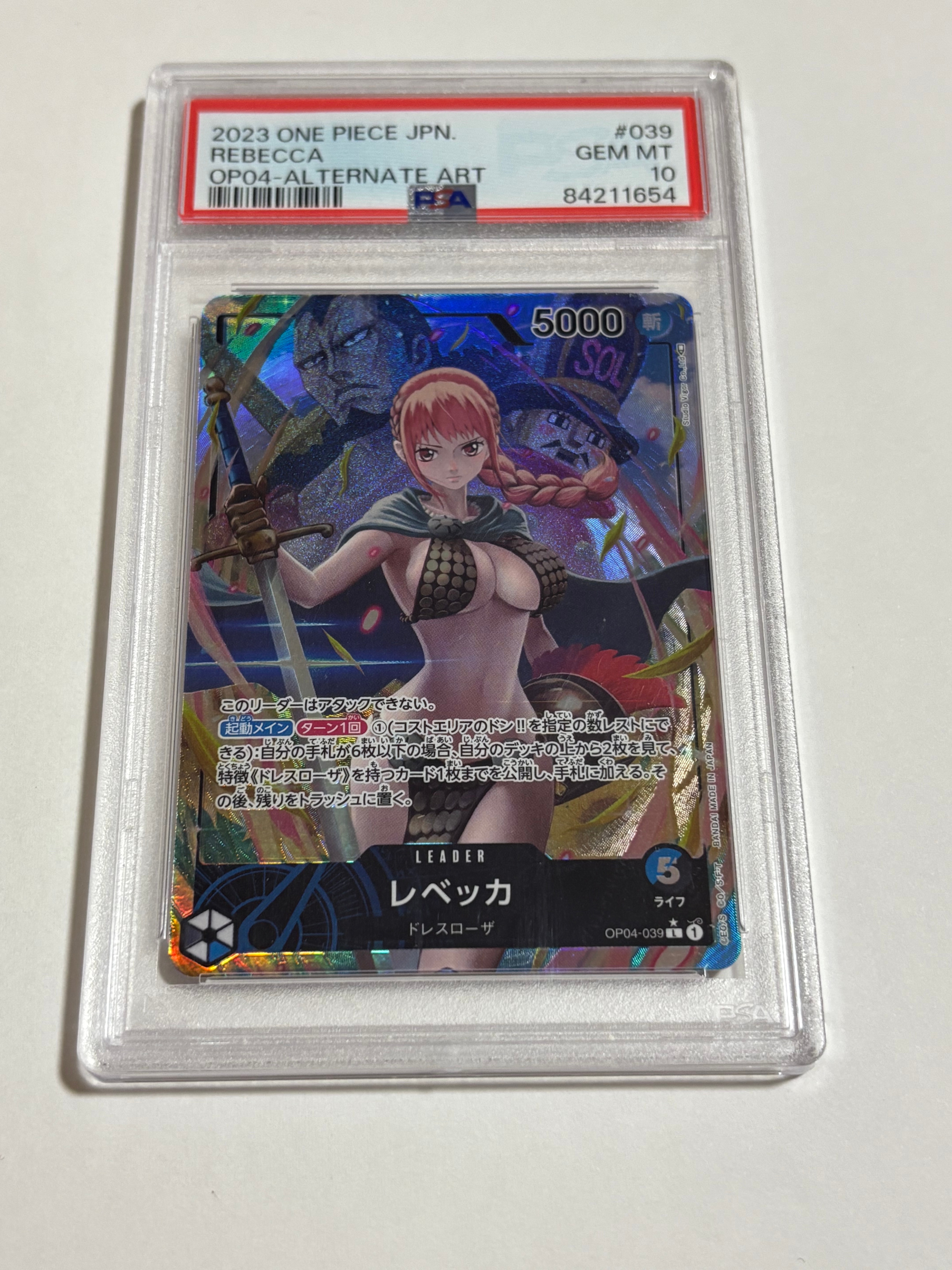 Rebecca L-P [OP04-039] (Booster Pack The Kingdom Of Conspiracy)