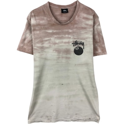 古着 ステューシー STUSSY タイダイ柄 バックロゴ サーフ スケートTシャツ メンズM相当/eaa648748