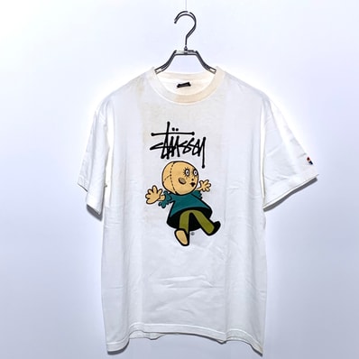 STUSSY DOLLY VOODOO DOLL TEE White