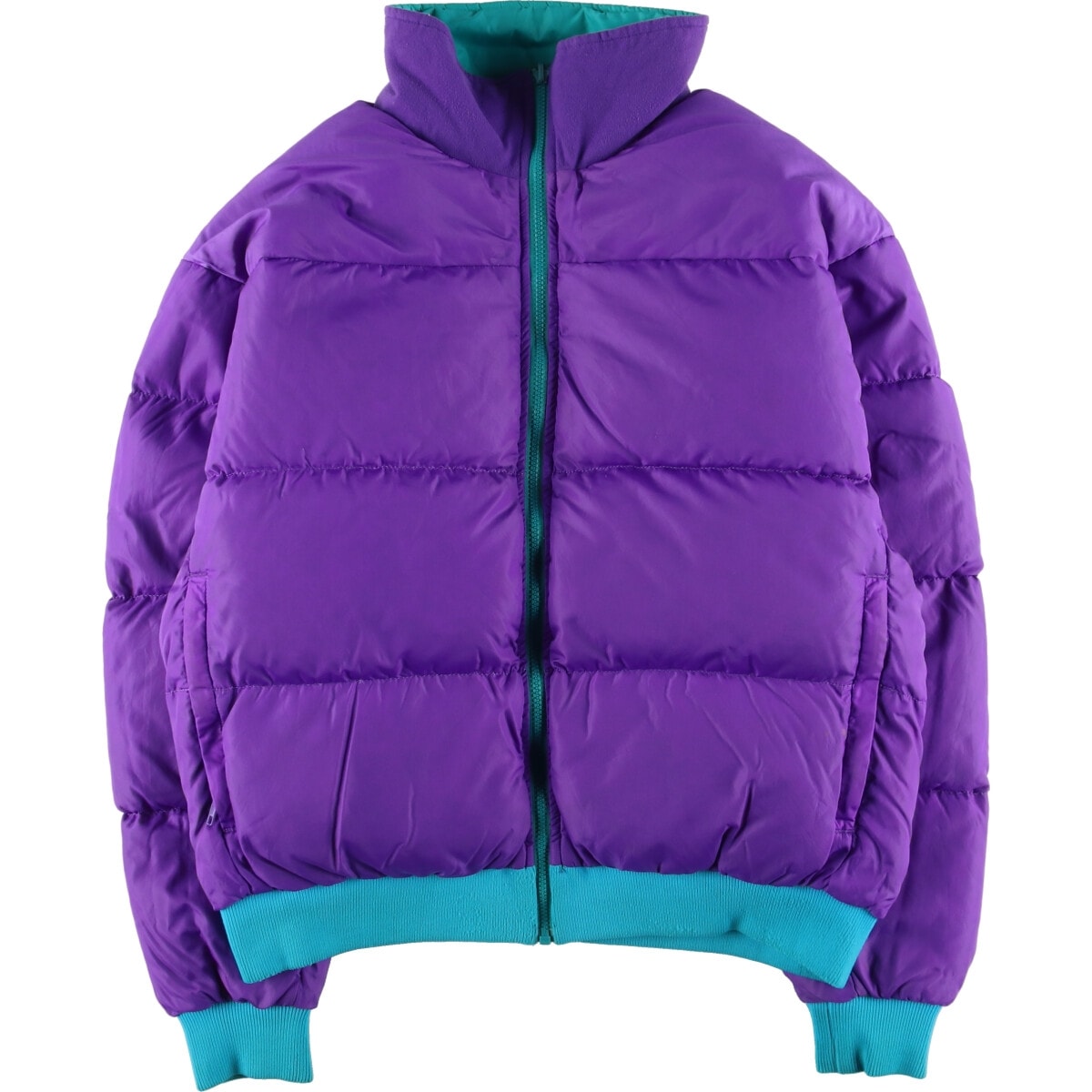 古着 90年代 コロンビア Columbia 白タグ リバーシブル ダウンジャケット メンズXL相当 ヴィンテージ/eaa453195