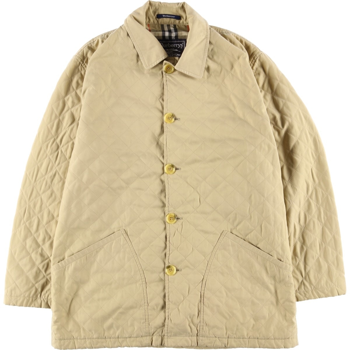 古着 バーバリー Burberry's 中綿入り キルティングジャケット パファージャケット メンズL相当/evb029865