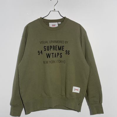 Supreme / WTAPS Crewneck "Light Olive"