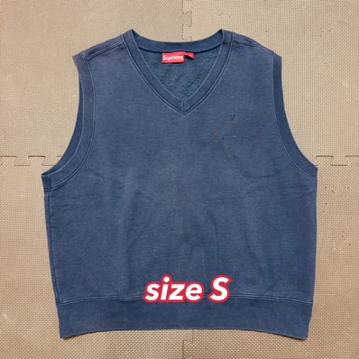 Supreme Sweatshirt Vest "Navy"