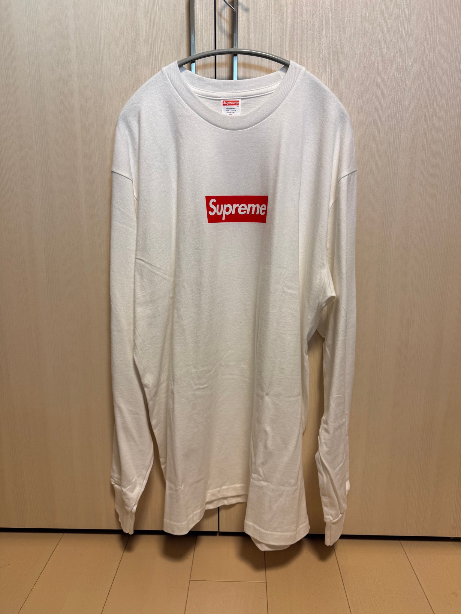 Supreme Box Logo L/S Tee "White"