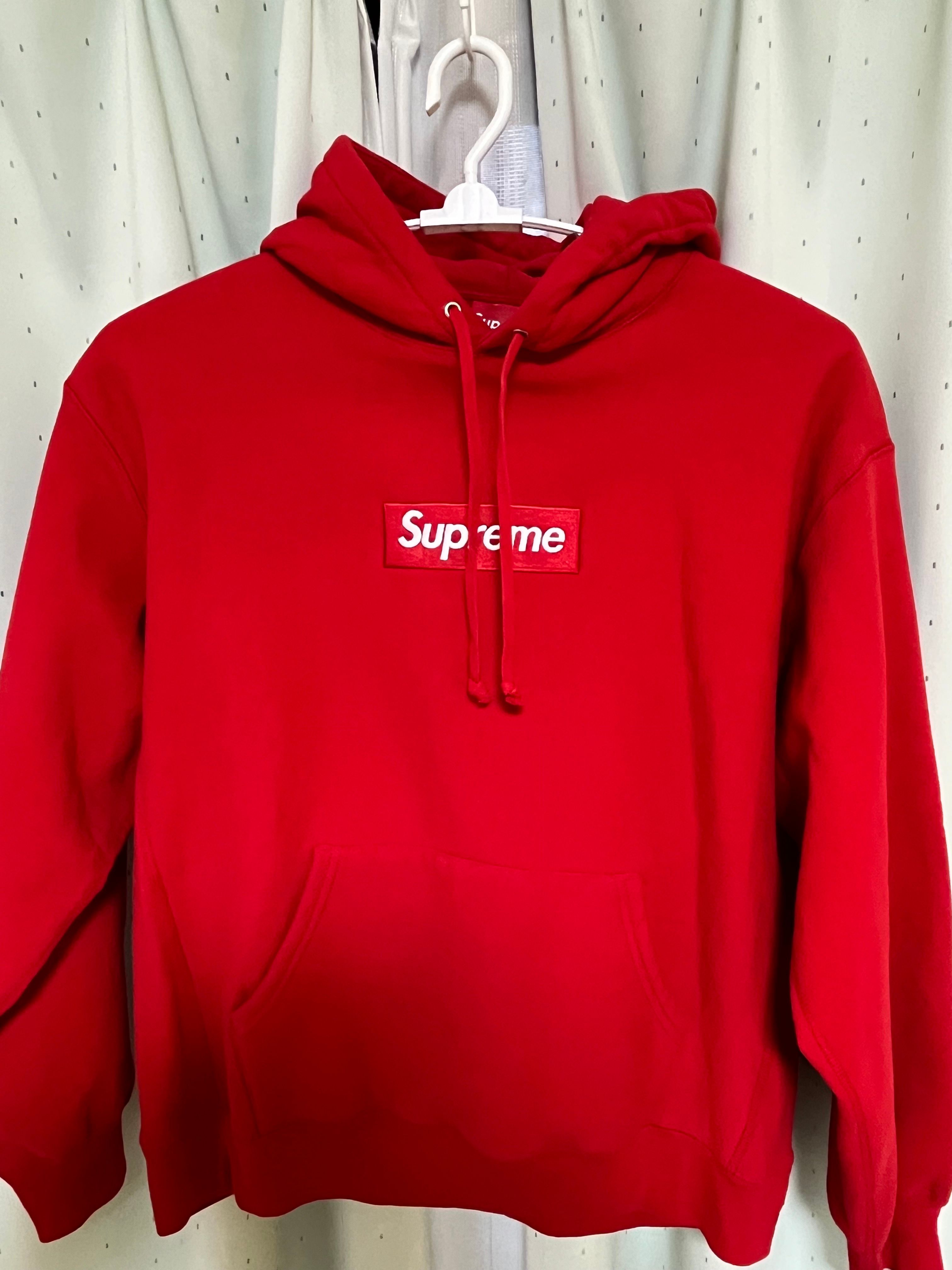 Supreme Box Logo Hooded Sweatshirt "Red" (23FW)