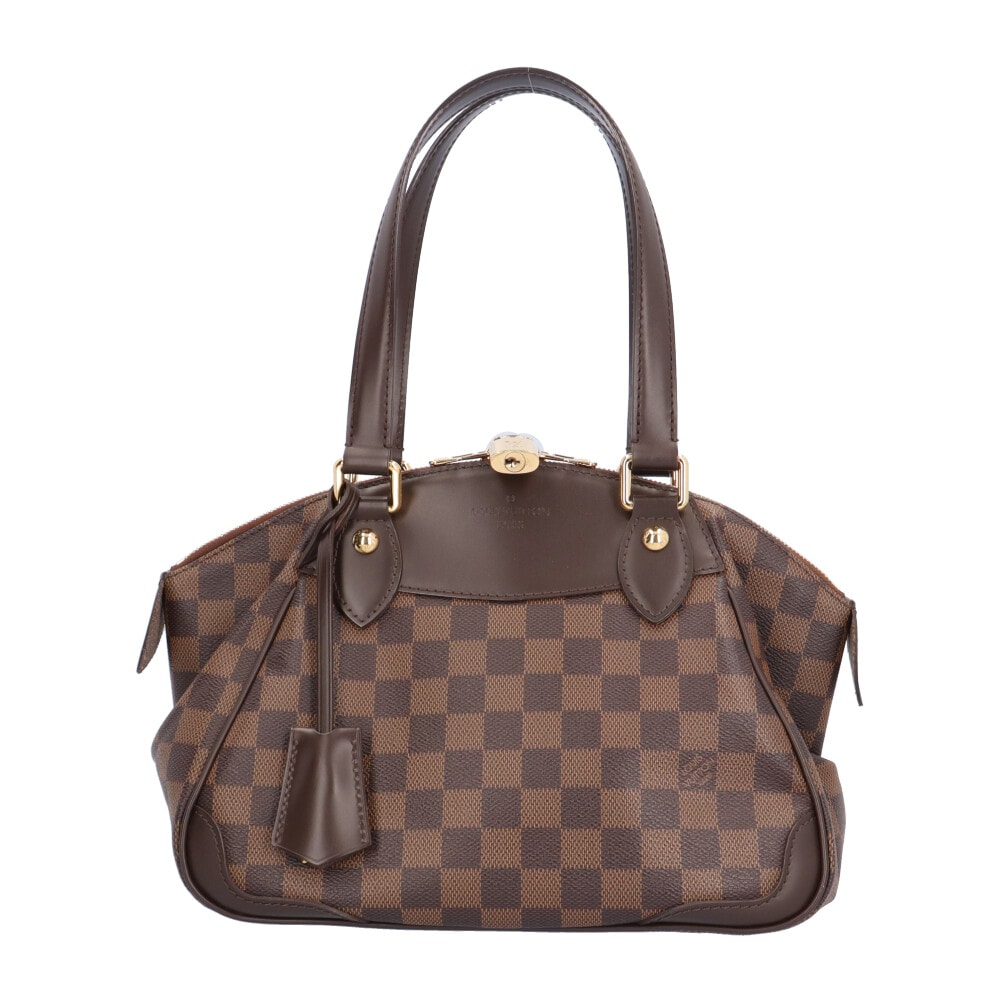 ルイヴィトン ヴェローナPM ダミエ ハンドバッグ ダミエキャンバス N41117 ブラウン レディース LOUIS VUITTON 中古