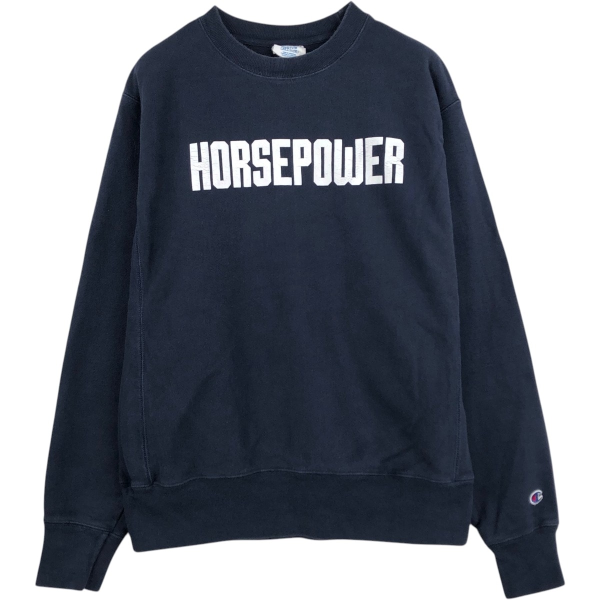 古着 チャンピオン Champion REVERSE WEAVE リバースウィーブ プリントスウェットシャツ トレーナー メンズM相当/eaa683316