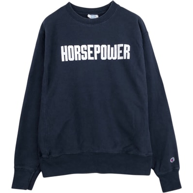 古着 チャンピオン Champion REVERSE WEAVE リバースウィーブ プリントスウェットシャツ トレーナー メンズM相当/eaa683316