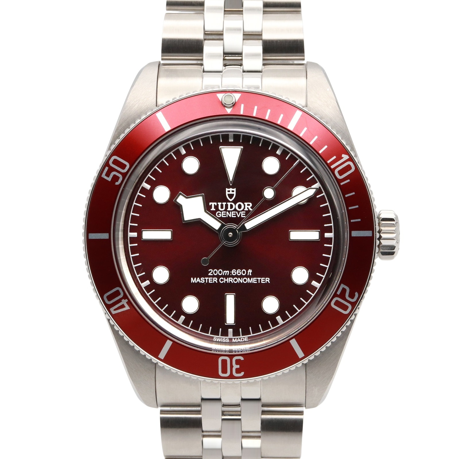 チュードル TUDOR ブラックベイ 58 腕時計 時計 ステンレススチール メンズ レッド系 7939A1A0RU-0001 【中古】