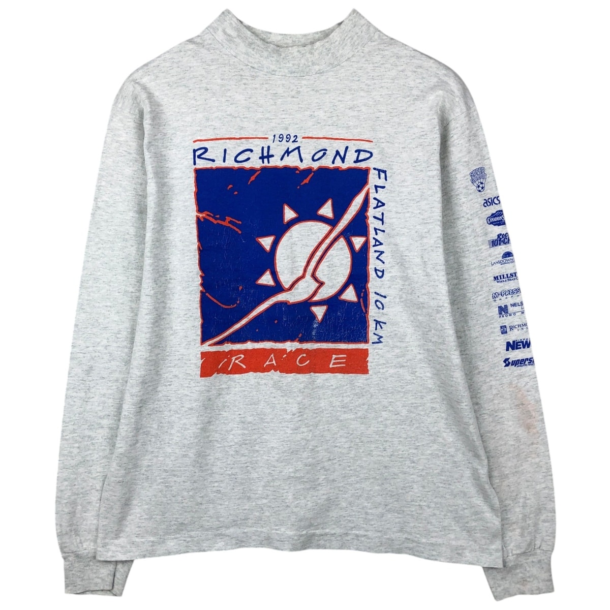 古着 90年代 フルーツオブザルーム FRUIT OF THE LOOM ハイネック ロングTシャツ ロンT カナダ製 メンズL相当 ヴィンテージ/eaa638021