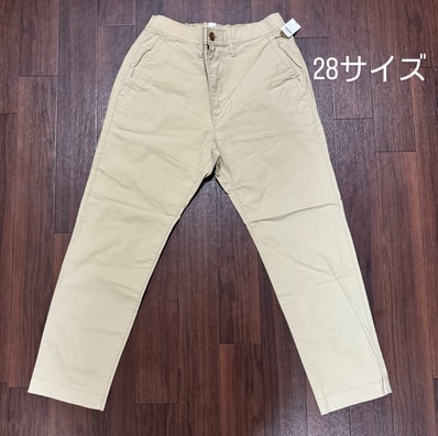 GAP GapFlex アンクルパンツ メンズ 28 ベージュ 新品 タグ付き ストレッチ