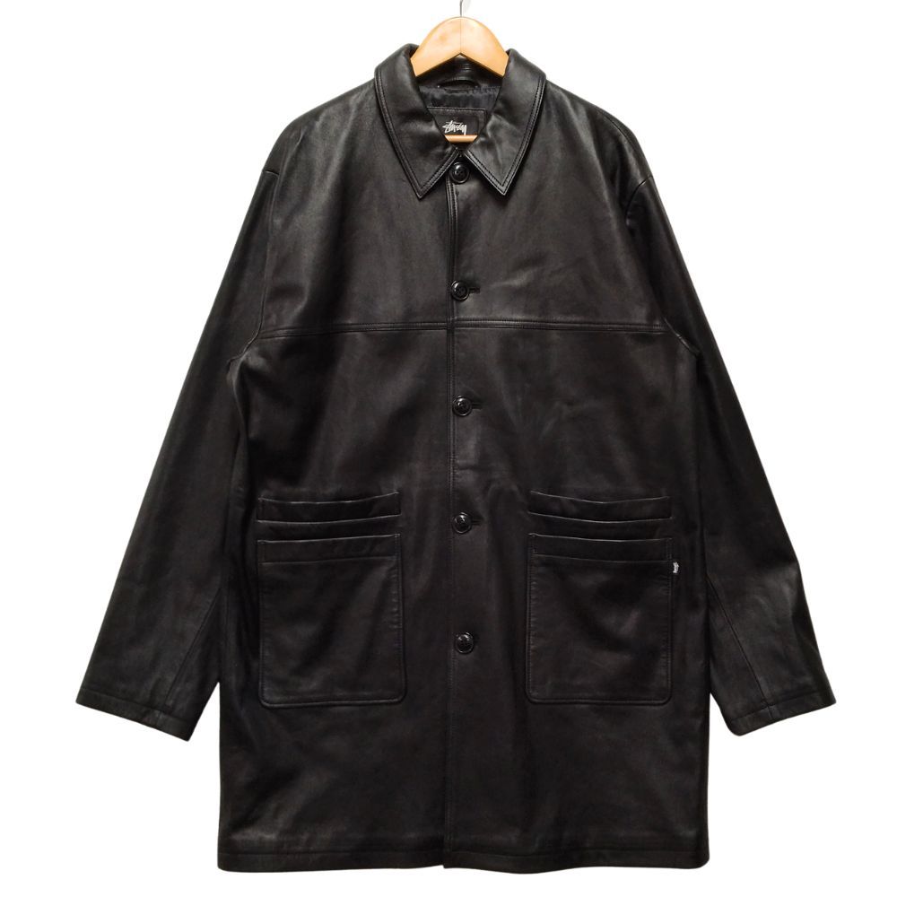 STUSSY  ステューシー LEATHER TRANSIT COAT  レザー コート  50830