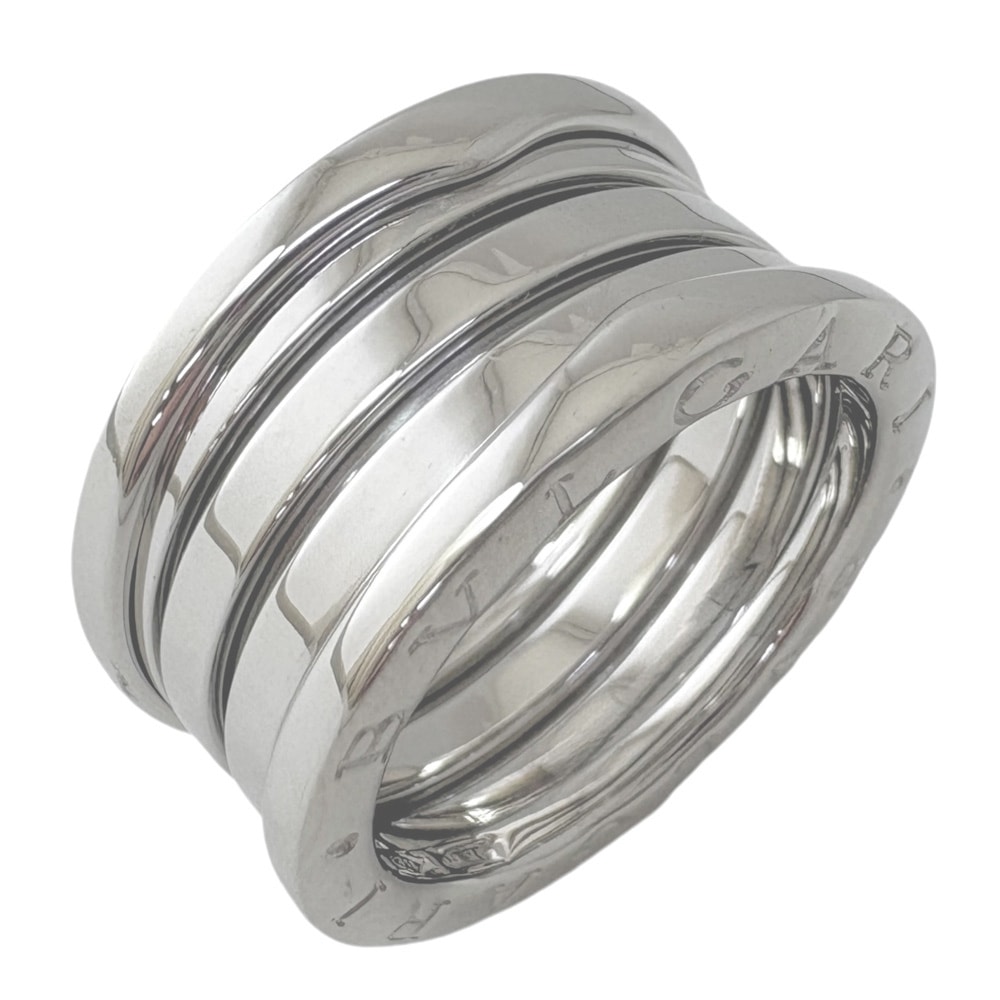 ブルガリ B-zero.1 4バンド リング 指輪 12号 18金 K18ホワイトゴールド ユニセックス BVLGARI  中古