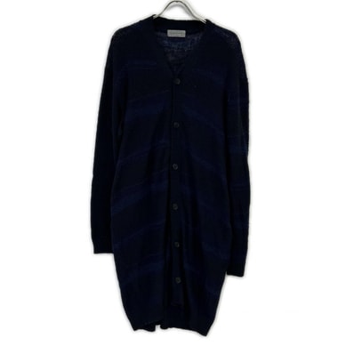 ヨウジヤマモトプールオム 24SS HS-K73-092 ブラック×ブルー BORDER LONG CD 3