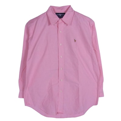 RALPH LAUREN ラルフローレン 長袖シャツ YARMOUTH 長袖 シャツ ピンク系 41-84【中古】