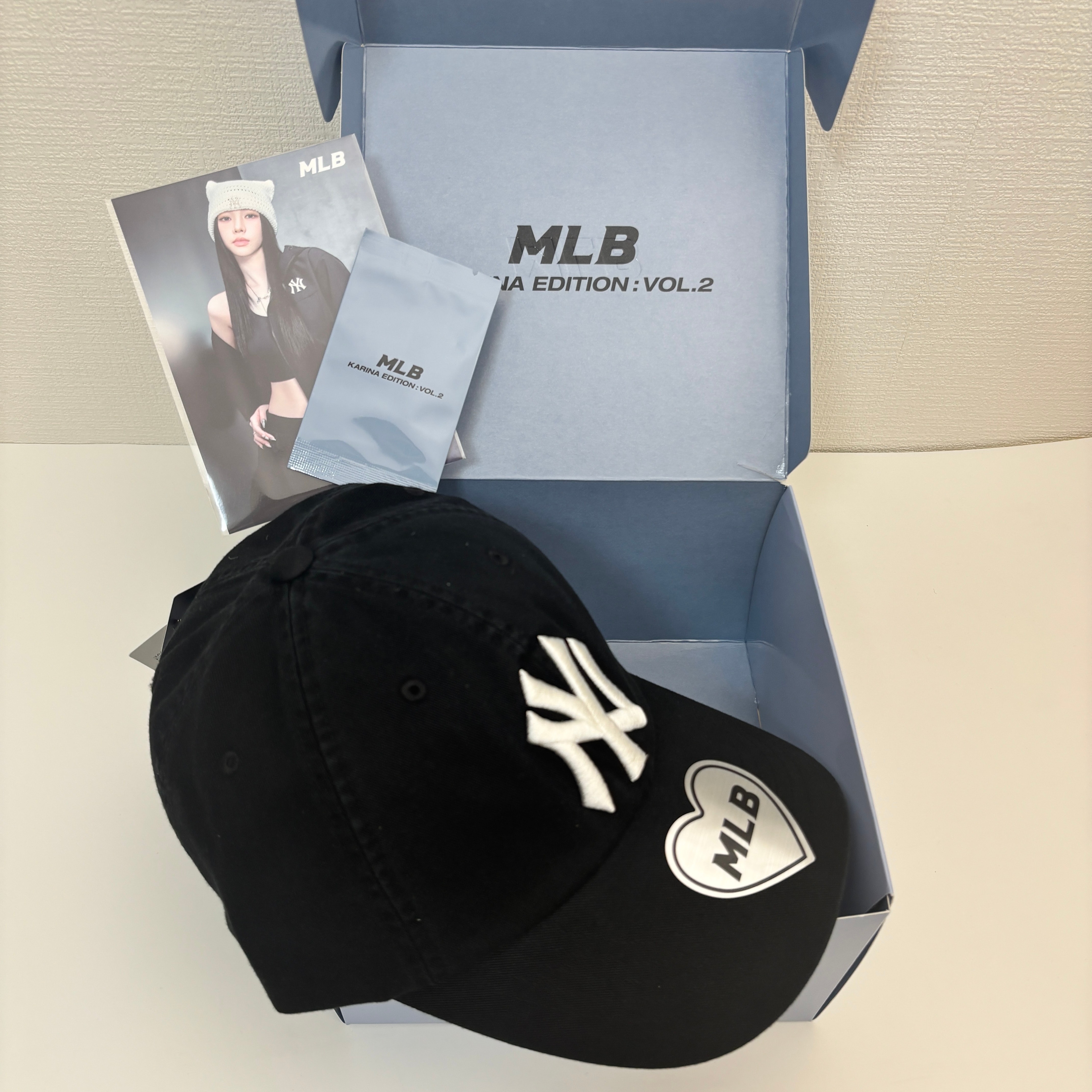 MLB x エスパ カリナ シグネチャーアンストラクチャーボールキャップ ニューヨークヤンキース "ブラック"