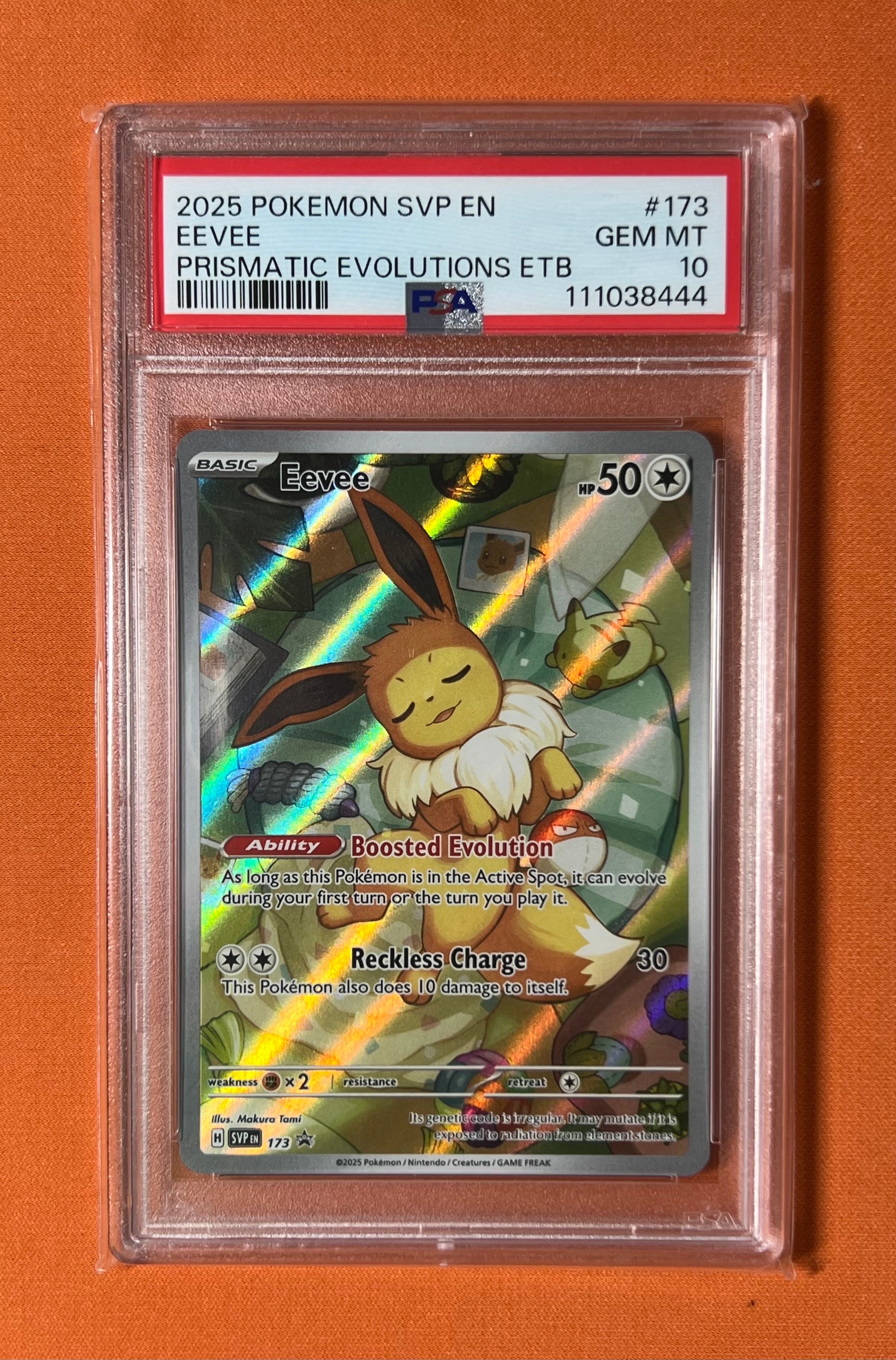 イーブイ P [SVP EN 173]【英語版】(スカーレット&バイオレット「プリズマティックエボリューションズ エリートトレーナボックス」)