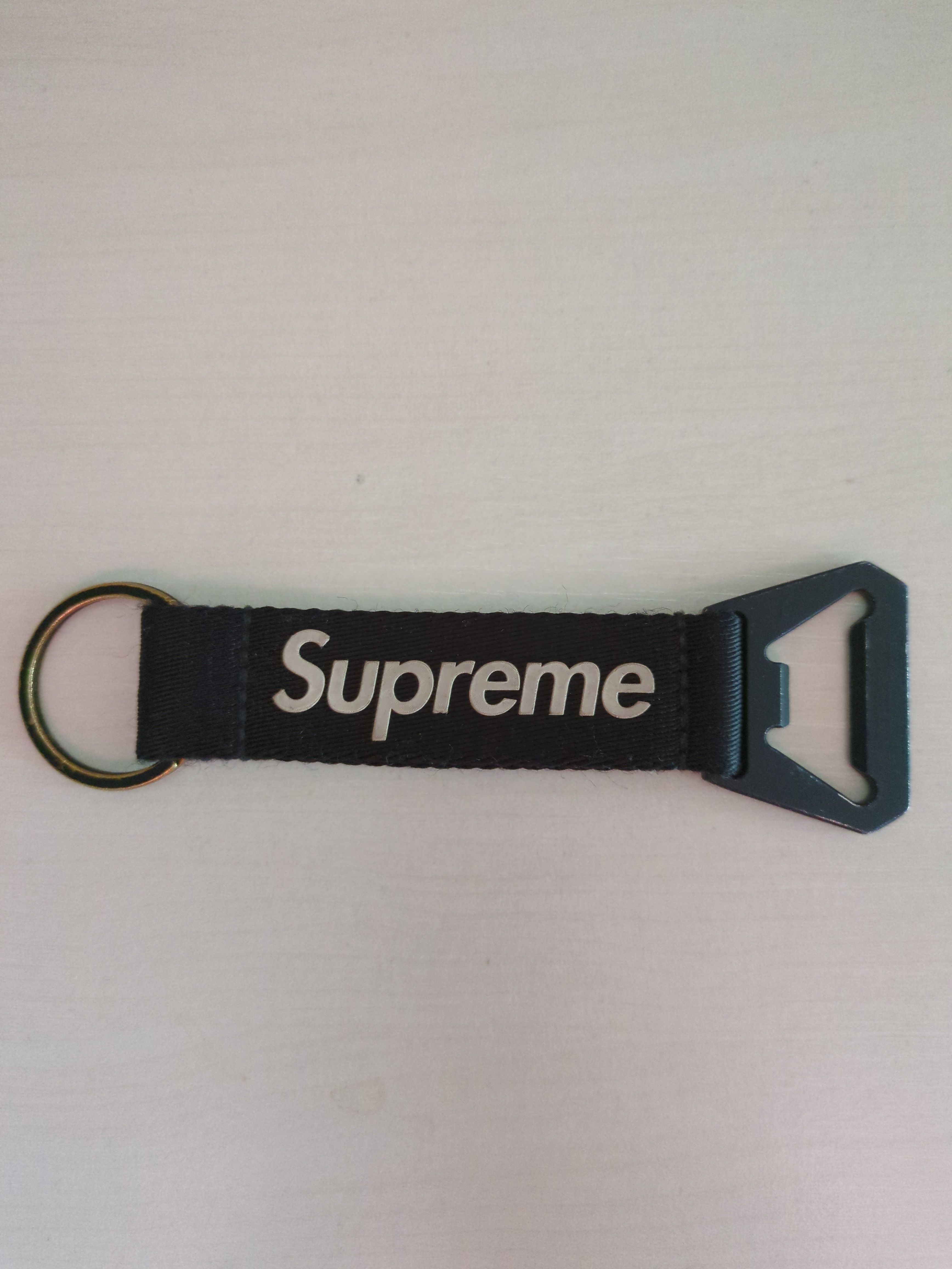 Supreme Bottle Opener Webbing Keychain 