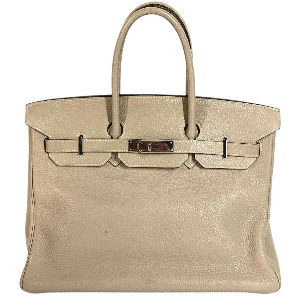 エルメス HERMES バーキン35 バーキン 35 カバン トートバッグ ハンドバッグ トゴ トゥルティエールグレー ベージュ系