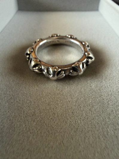Chrome Hearts Cross Band Ring "Silver"