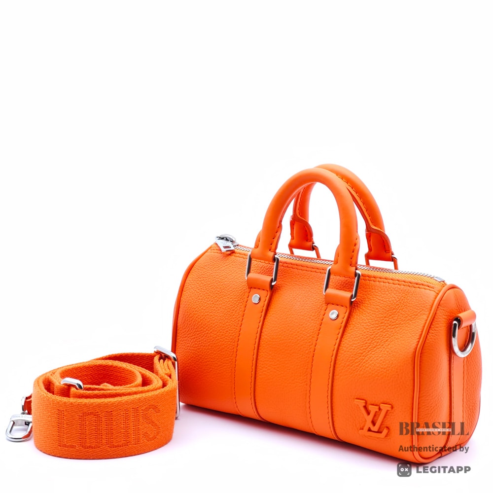 LOUIS VUITTON ルイ・ヴィトン キーポル XS LVアエログラム M81004 ハンドバッグ Leather レディース