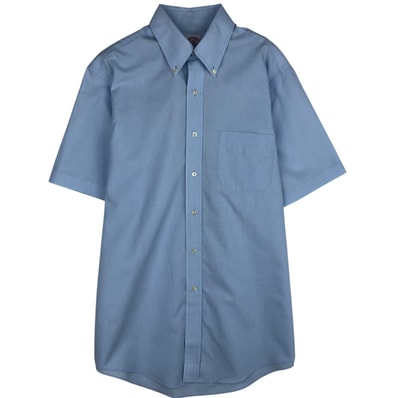 古着 ブルックスブラザーズ Brooks Brothers 346 REGULAR FIT 半袖 ボタンダウンシャツ メンズM相当/eaa644911