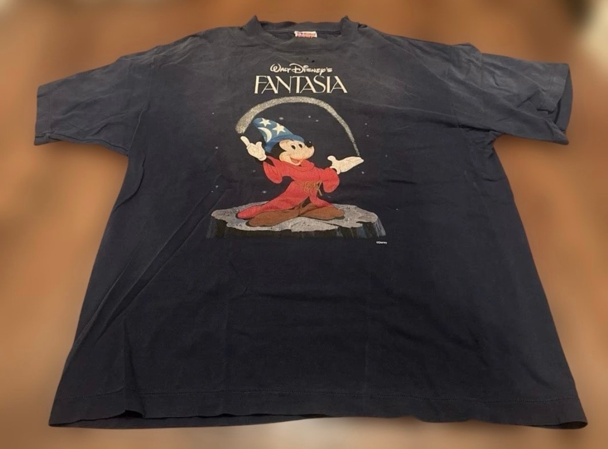 SAINT Mxxxxxx x Disney FANTASIA DNF SS Tee "Navy"