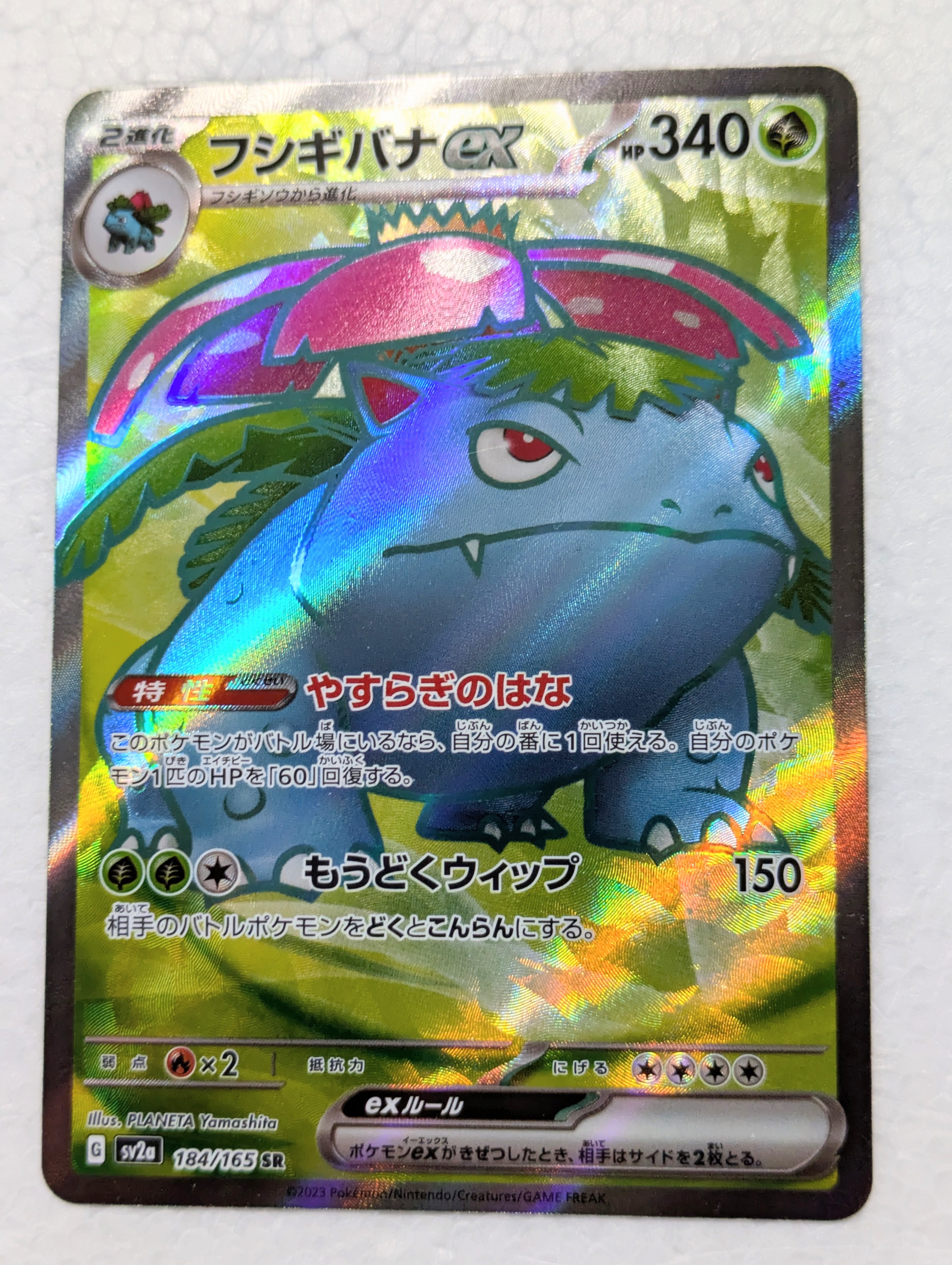 PSA10】フシギバナ SR[SV2a 184/165](強化拡張パック「ポケモンカード