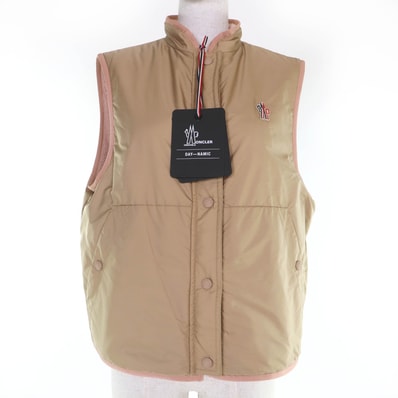 未使用品 モンクレール グルノーブル ベスト GILET ベージュ L
