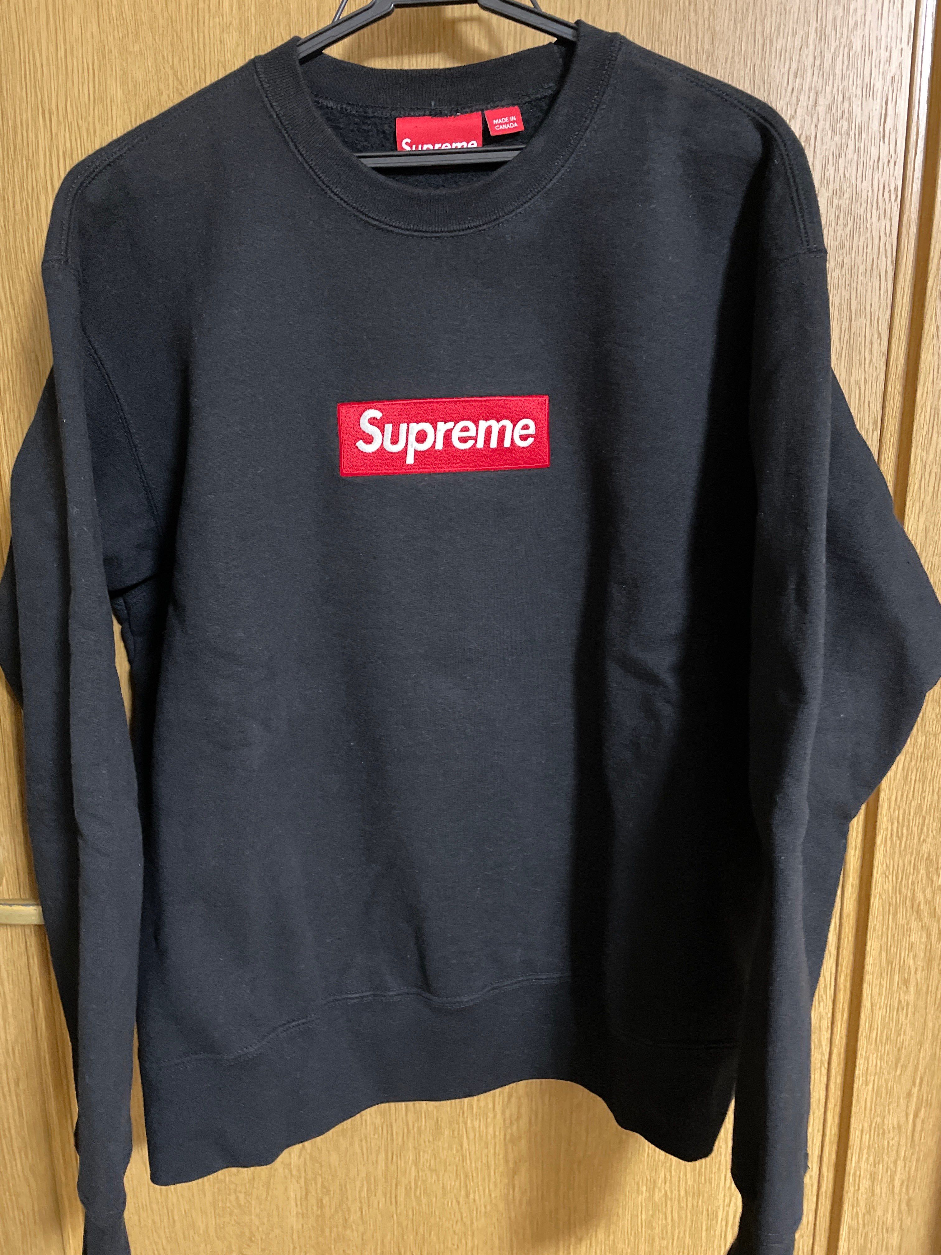 Supreme Box Logo Crewneck "Black" (22FW)