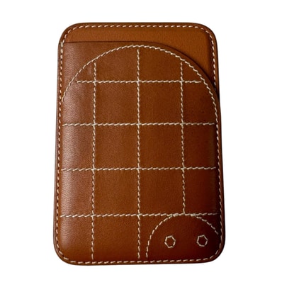 エルメス HERMES カードケース マグセーフ エマン カメ スイフト W刻印 レディース