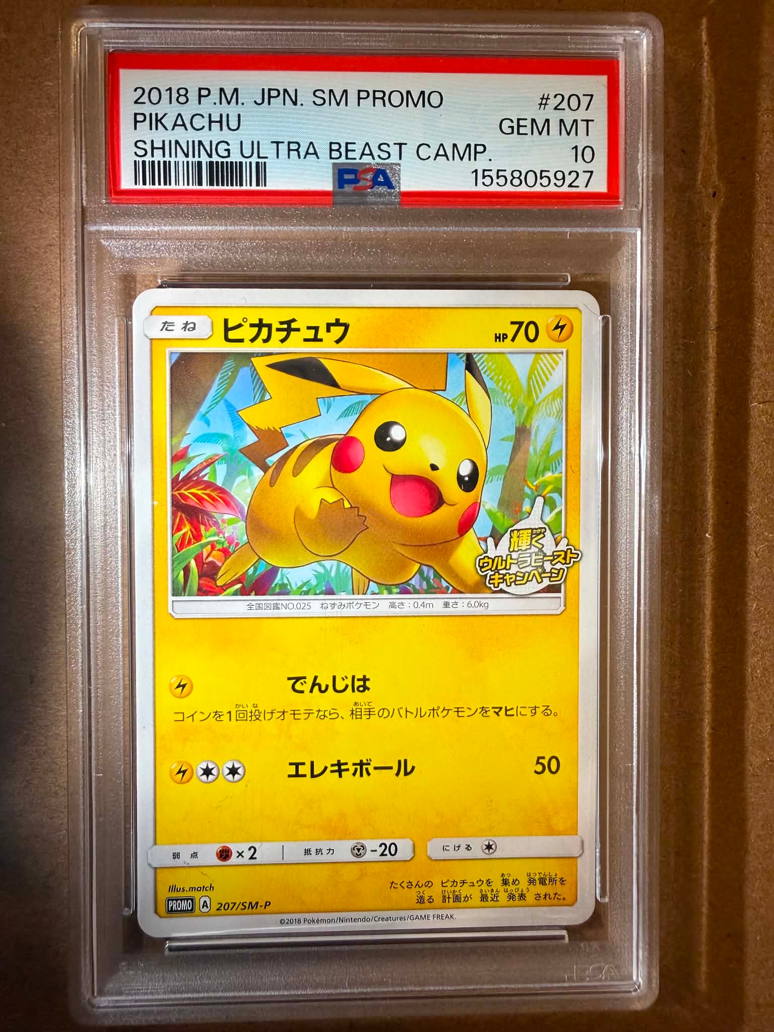 ピカチュウ: プロモ [SM-P 207](プロモーションカード「SM-P」)