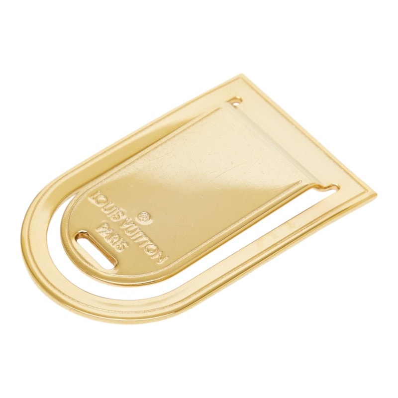 ルイ ヴィトン パンス ア ビエ ポルトアドレス マネークリップ M64690 ゴールド メッキ メンズ LOUIS VUITTON 中古