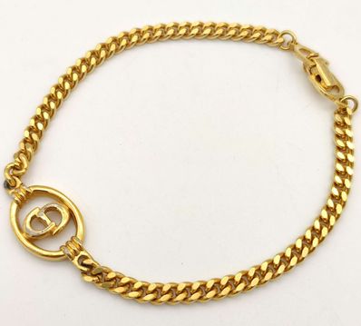 クリスチャンディオール CD ロゴ ブレスレット ゴールド