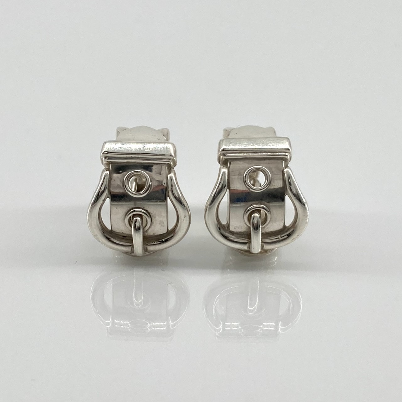 HERMES(エルメス) ブックルセリエ Ag925 イヤリング 12.93g シルバー