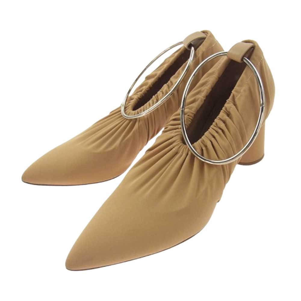 JIL SANDER ジルサンダー パンプス アンクレット ヒール パンプス ベージュ系 37【中古】