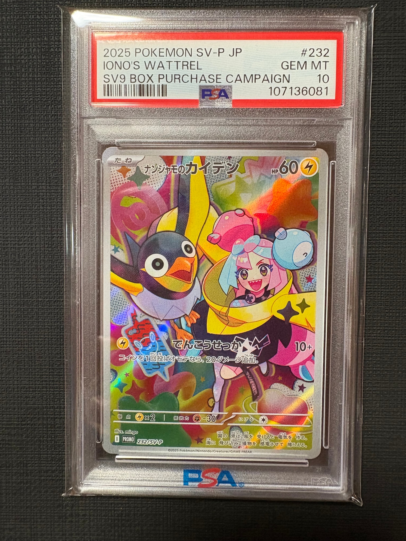 ナンジャモのカイデン P [SV-P 232](プロモーションカード「拡張パック