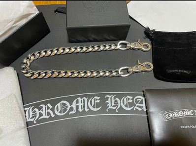 Chrome Hearts Classic Wallet Chain Long 2 Clip SV925 "Silver"