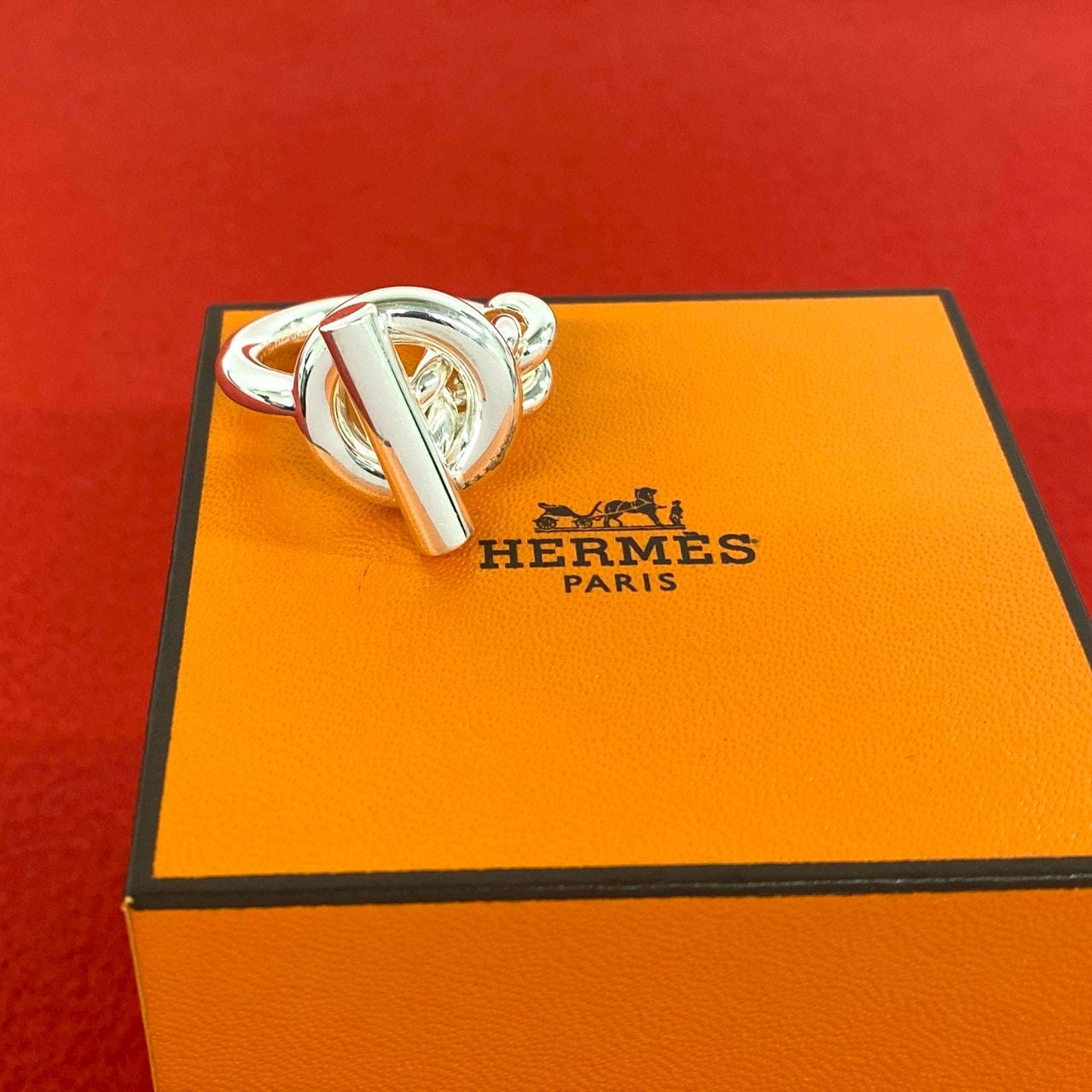 HERMES エルメス クロワゼット リング シルバー925 リング・指輪 16号 シルバー
 36340