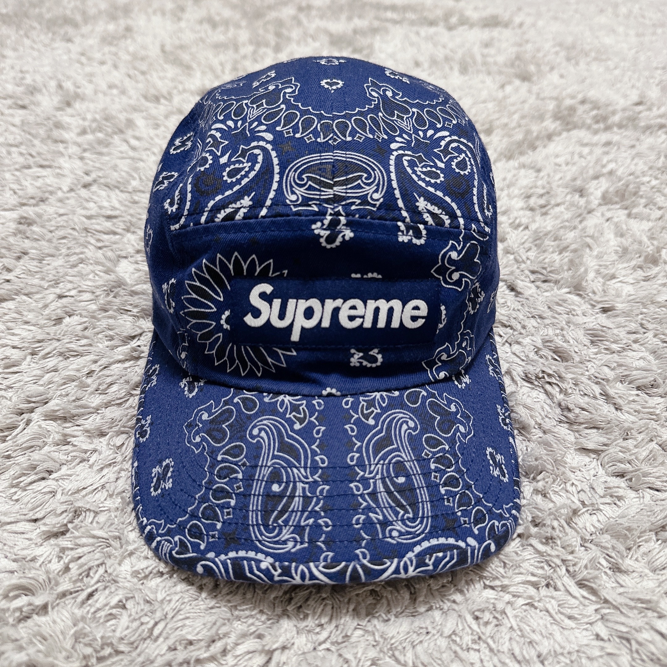 Supreme Bandana Camp Cap 