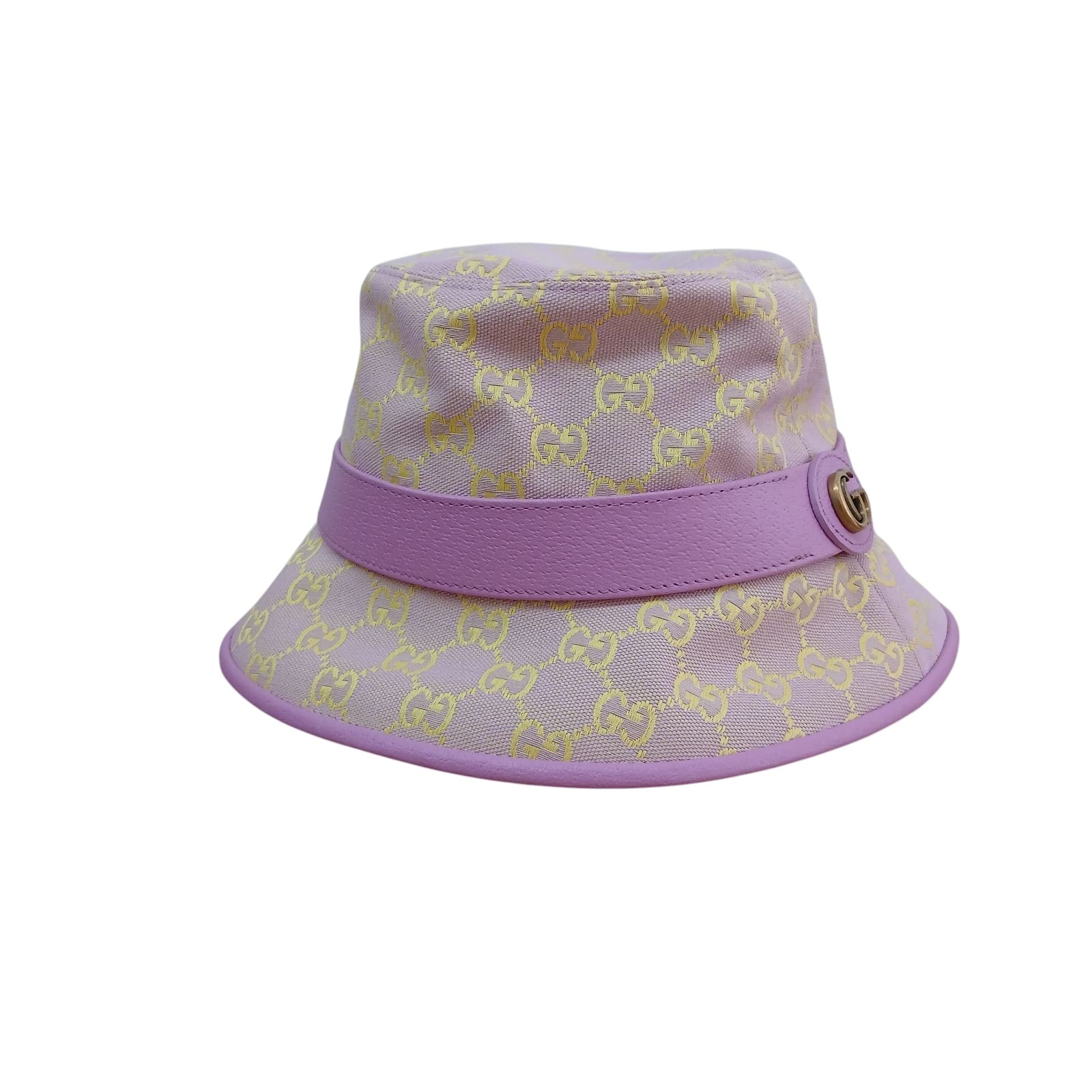 GUCCI グッチ GGキャンバス バケットハット ハット 748476 GGキャンバス ピンク レディース【中古】