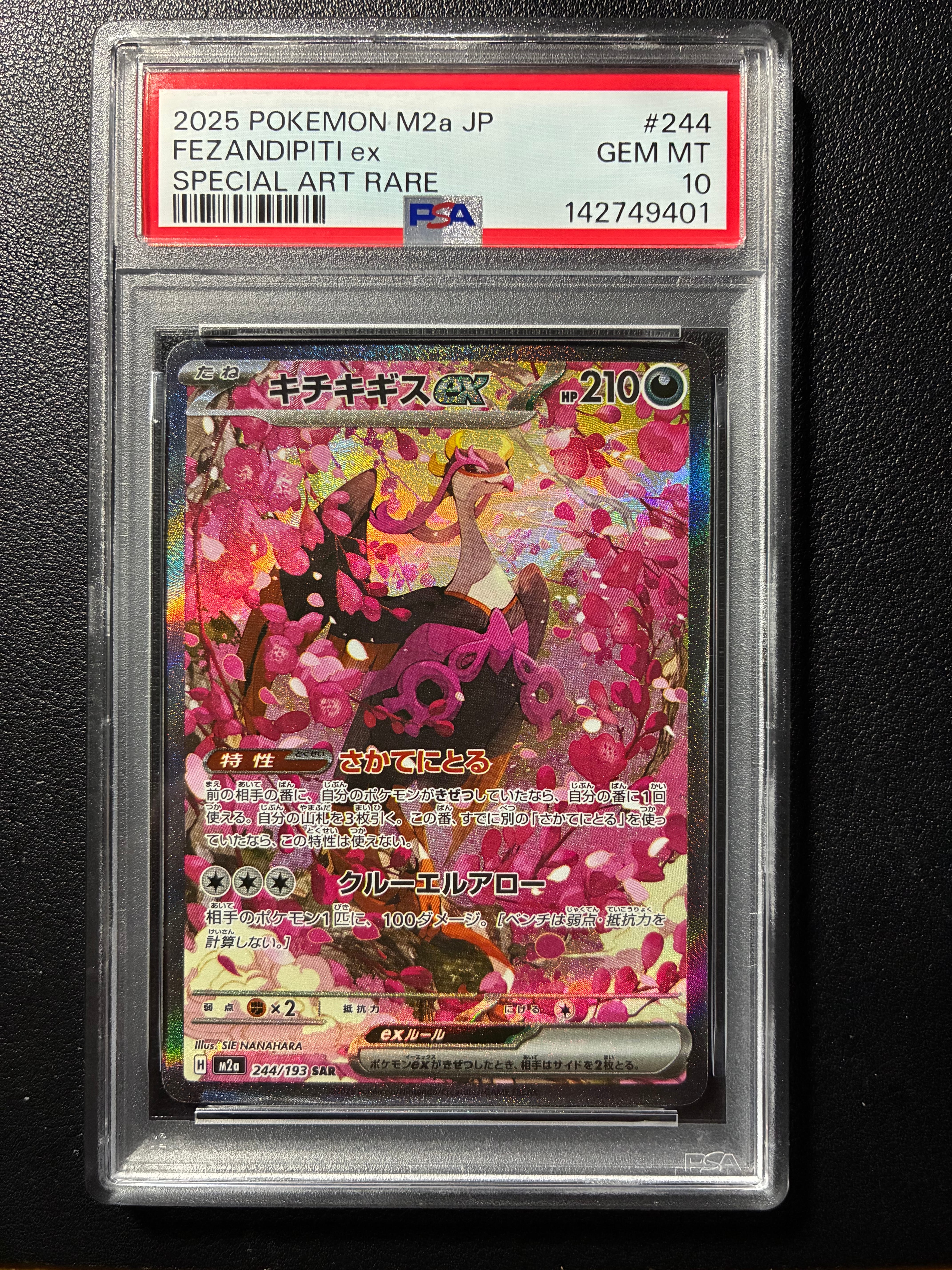 PSA10 メガドリーム　キチキギス　SAR PSA10】キチキギスex SAR MEGAドリーム キラ ホロ - メルカリ
