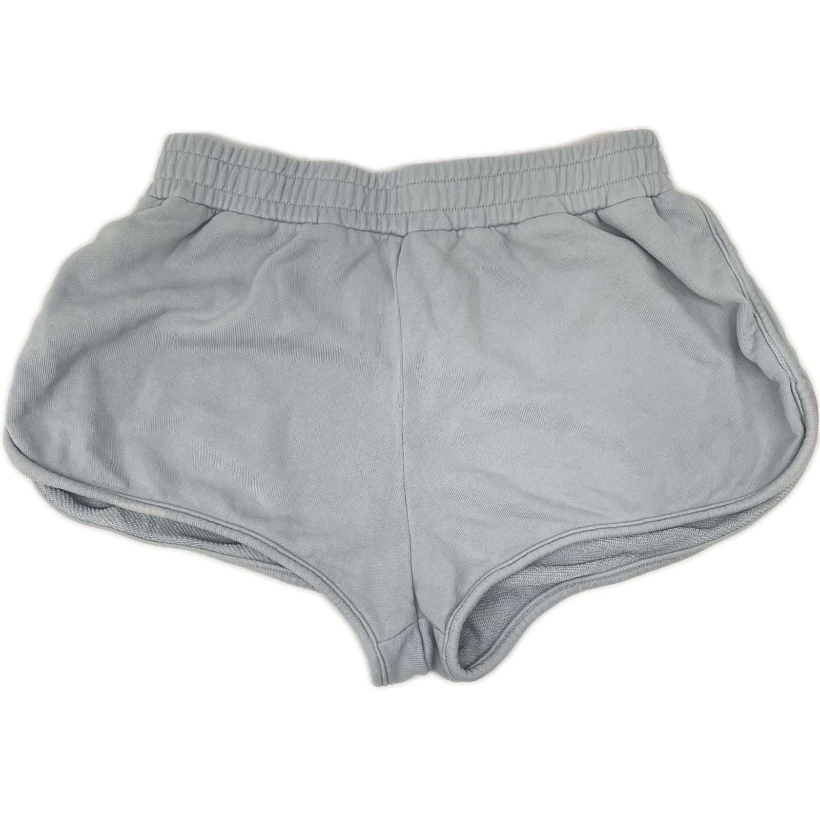 プラダ 24SS 132402 ブルー トライアングル スウェットショーツ XS