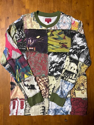 Supreme Mosaic Patchwork L/S Top "Multi"