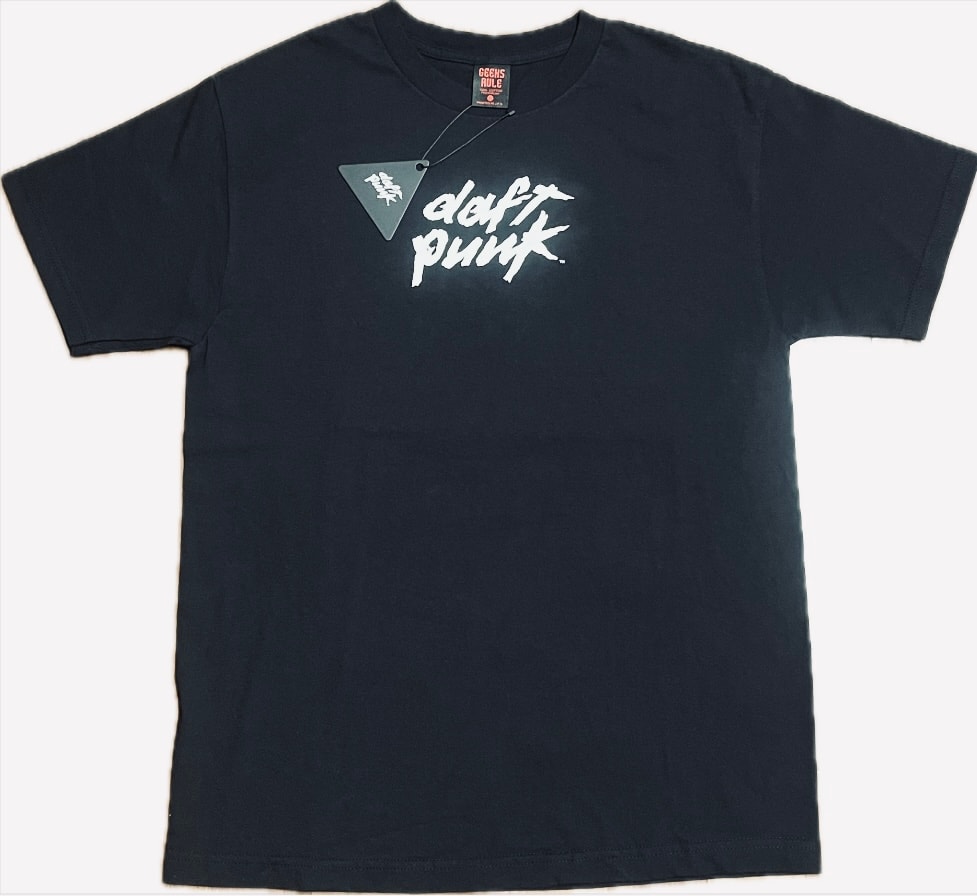Geeks Rule x DAFT PUNK Silkscreen Printing T Shirt 01 "Black"