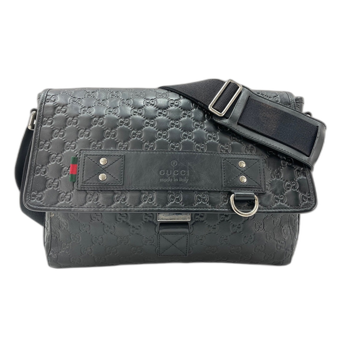 グッチ GUCCI グッチシマ ショルダーバッグ レザー【中古】
