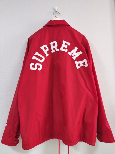 Supreme x Champion Coaches Jacket "Red"